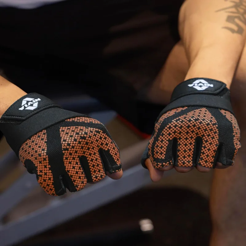 Nivia Nivia Prowrap 3.0 Gym Gloves for Weightlifting and Exercise - Medium - Red