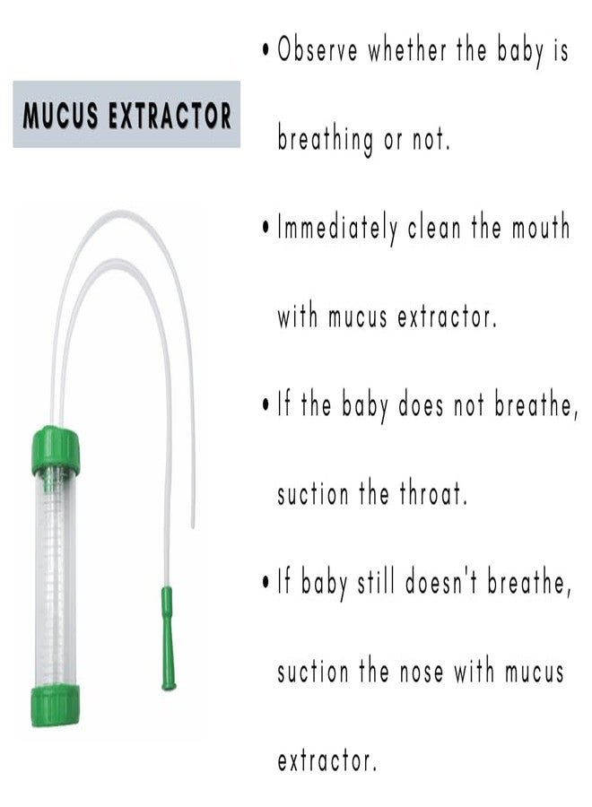 OTICA Infant Mucus Extractor for Newborns & Babies | Baby Nasal Aspirator & Snot Sucker for Cold & Congestion Relief | Single-Use PVC 25ml (5) - Image 2