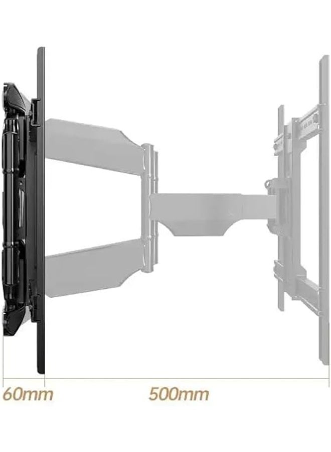 Dragon Arm P65 Full Motion TV Wall Mount - Heavy-Duty Bracket for 55”-85” Flat/Curved Screens - Max Load 68 kg - Image 2