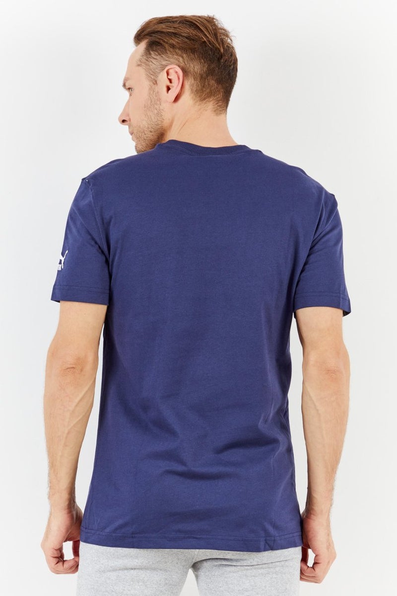 PUMA Men Regular Fit Short Sleeve Training T-shirt, Navy - Image 4