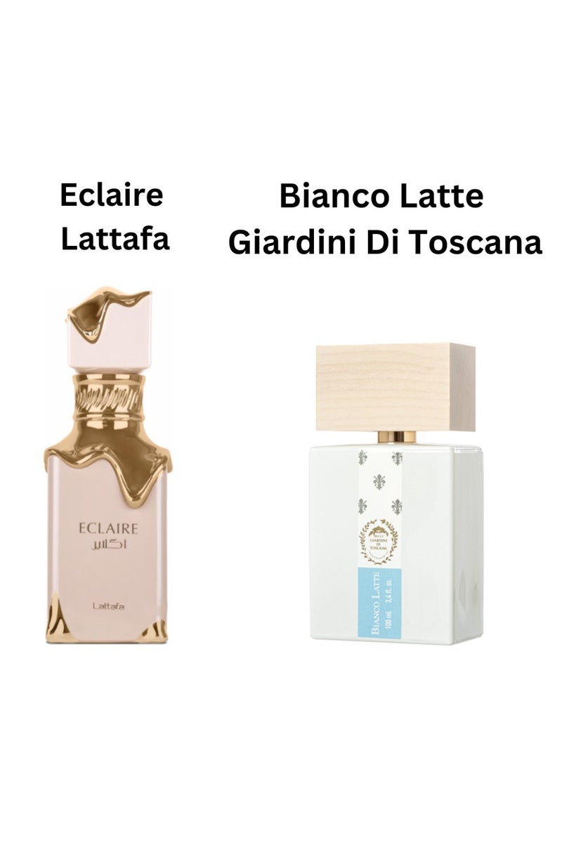 Lattafa Eclaire Eau de Parfum Unisex ( Blanco Latte Dupe ) - 100 ml - Image 2