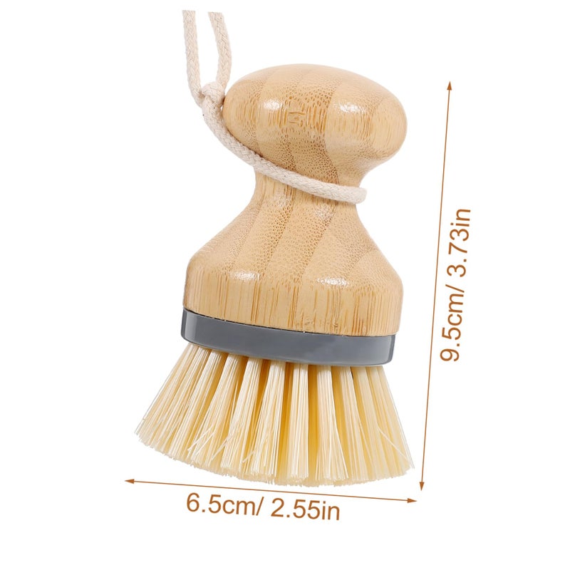 Multipurpose Kitchen Scrub Brush for Dish Cleaning Long Handle Scraper Tool - Image 3