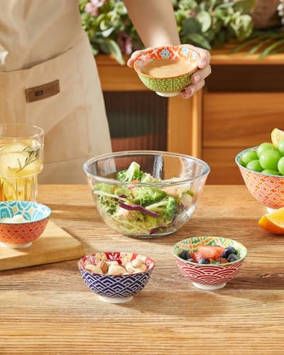 Metahom Ceramic Dipping Bowls, 3.5 inch Small Bowls for Dipping, 4oz Mini Bowl for Soy Sauce, Condiments, Side Dishes, Charcuterie Boards, Set of 6 - Image 5
