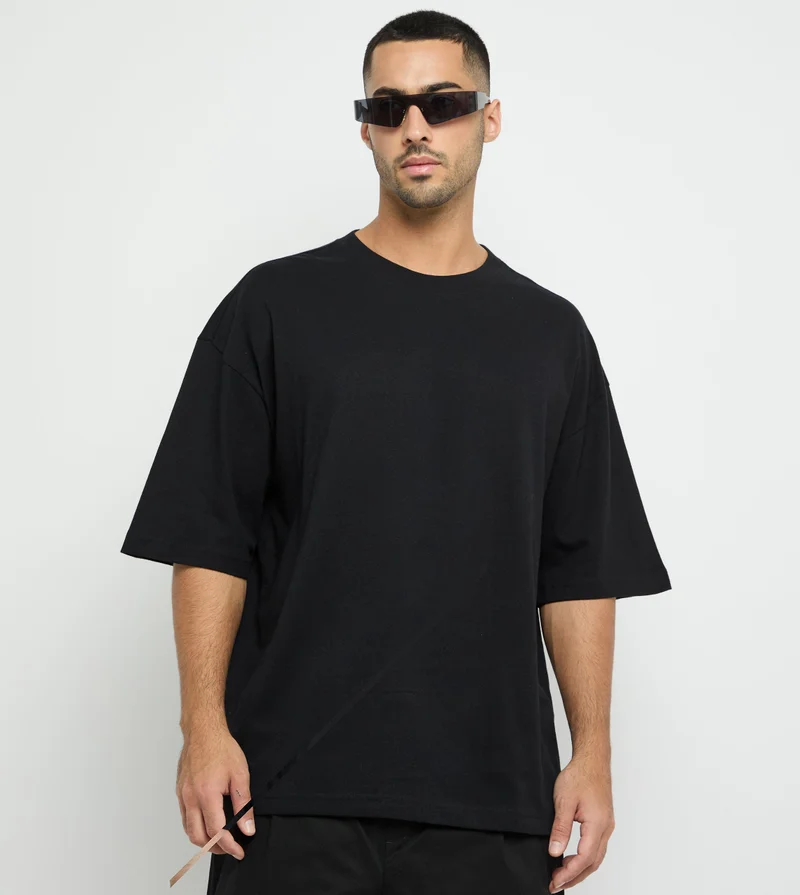 إف5 تيشيرت رجالي بطبعة عربية مقاس كبير