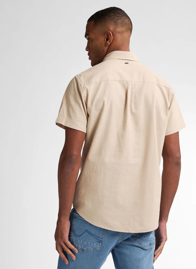 Petrol Industries Men Shirt Short Sleeve Uni