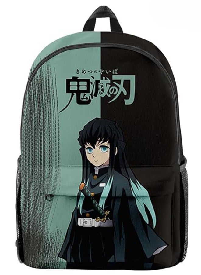 General Anime Demon Slayer Nezuko Cosplay Backpack Durability Cute Shoulder Bag Fashion Large Capacity School Bag Laptop Travel Daypack Suitable  - Image 1