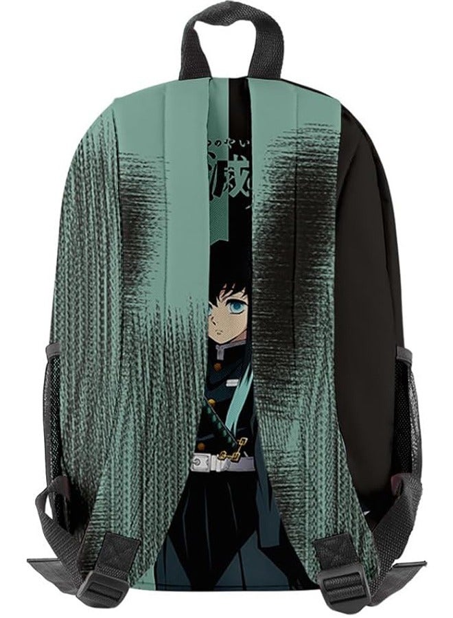 General Anime Demon Slayer Nezuko Cosplay Backpack Durability Cute Shoulder Bag Fashion Large Capacity School Bag Laptop Travel Daypack Suitable  - Image 2