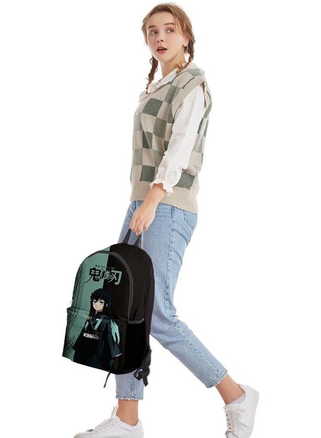 General Anime Demon Slayer Nezuko Cosplay Backpack Durability Cute Shoulder Bag Fashion Large Capacity School Bag Laptop Travel Daypack Suitable  - Image 3