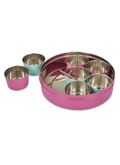 Elan Elan SPICE BOX, 7 compartments, Stainless Steel (Rubine Pink)  - Image 4