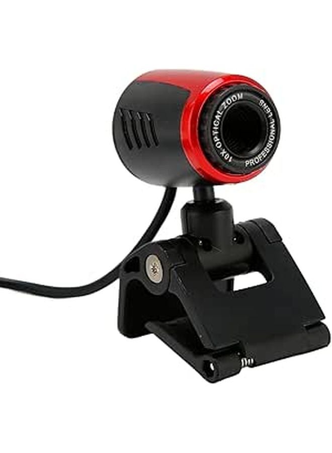 كاميرا ويب عالية الدقة USB 2.0 مع دوران 360 درجة، تركيز يدوي، موازنة بيضاء تلقائية للكمبيوتر المحمول - Image 1