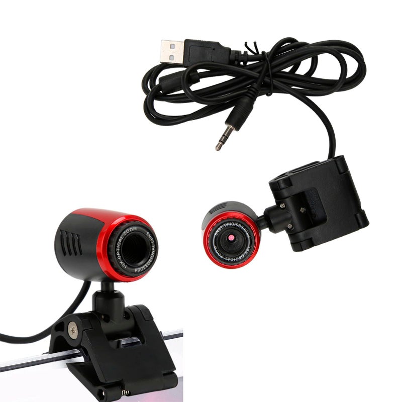 كاميرا ويب عالية الدقة USB 2.0 مع دوران 360 درجة، تركيز يدوي، موازنة بيضاء تلقائية للكمبيوتر المحمول - Image 5