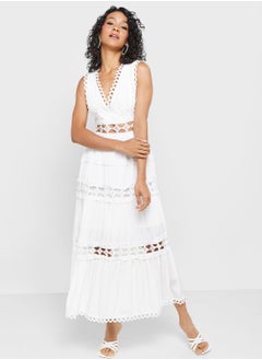 ELLA Lace Insert Dress  - Image 1