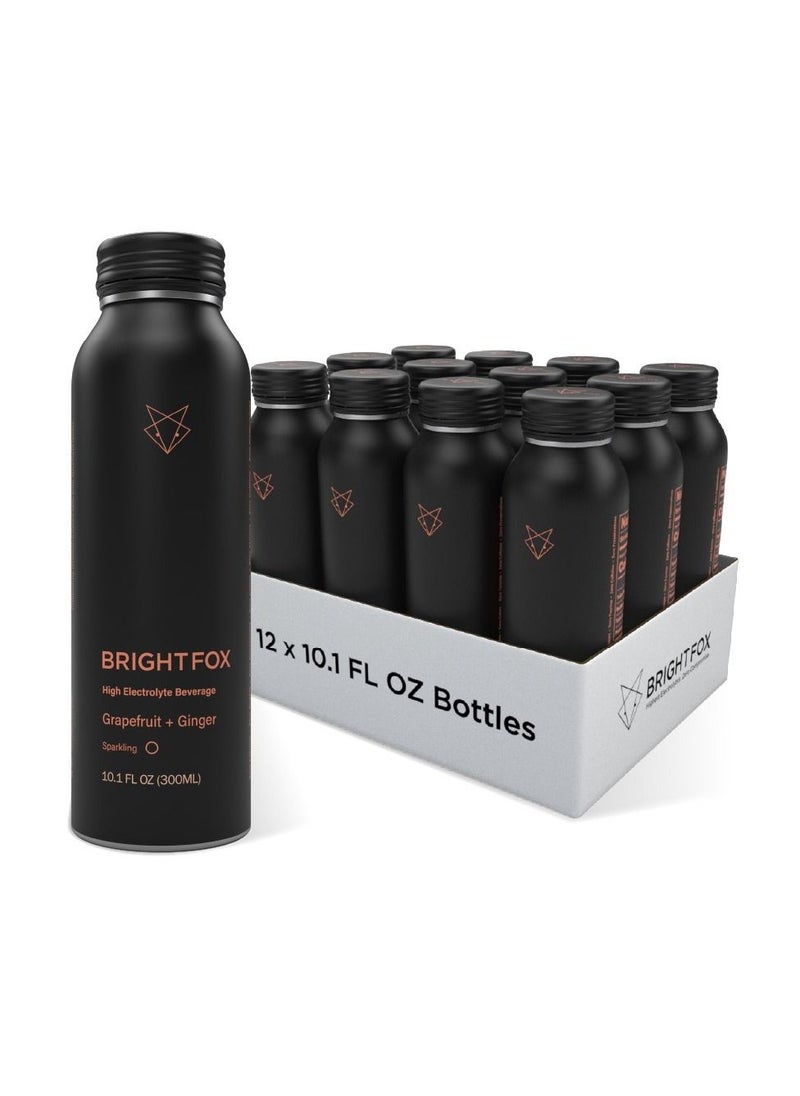 BrightFox - BrightFox Grapefruit and Ginger Sparkling Hydration Beverage 300ml Pack of 12 - Image 1