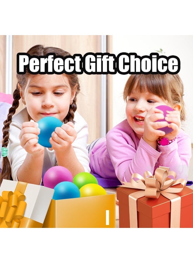 كوينز كرات الضغط الملوّنة – ألعاب حسية لتخفيف التوتر للأطفال والمراهقين والبالغين – قطع (أخضر/أصفر/أزرق/وردي عبوة 4) - Image 5