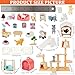 Beupy Cat Figures Playset Toy 40 Pack Pet Pretend Play Toys Realistic Cat Figurines Toys Plastic Cat Care Role Play Educational Learning Playset Home Party Supplies Cake Toppers cat - Image 4