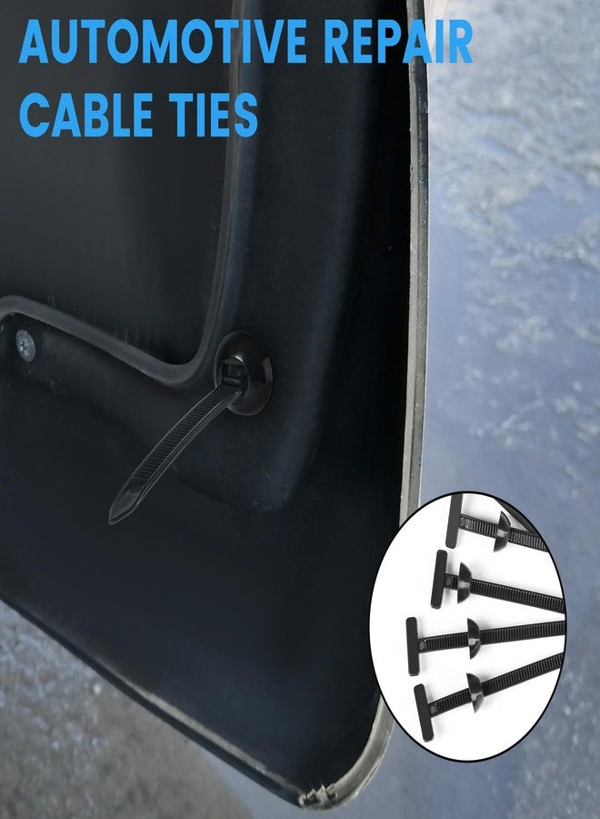 GZXYA 100 Pcs Nylon Universal Cable Tie Buckle - New Multifunctional Nylon Zip Ties With Pin & Button Design Plastic Cable Ties Tool Fasteners Car Body UV Resistant Zipties for Car Daily Repair - Image 5