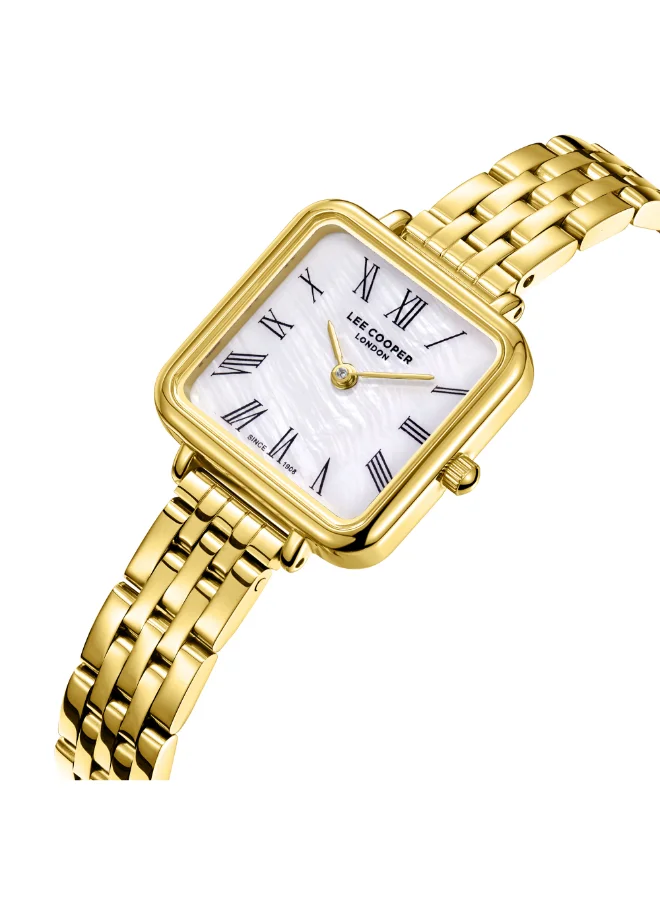 Lee Cooper Women's Metal Analog Watch LC08226.120 - 23,5x28,7 mm