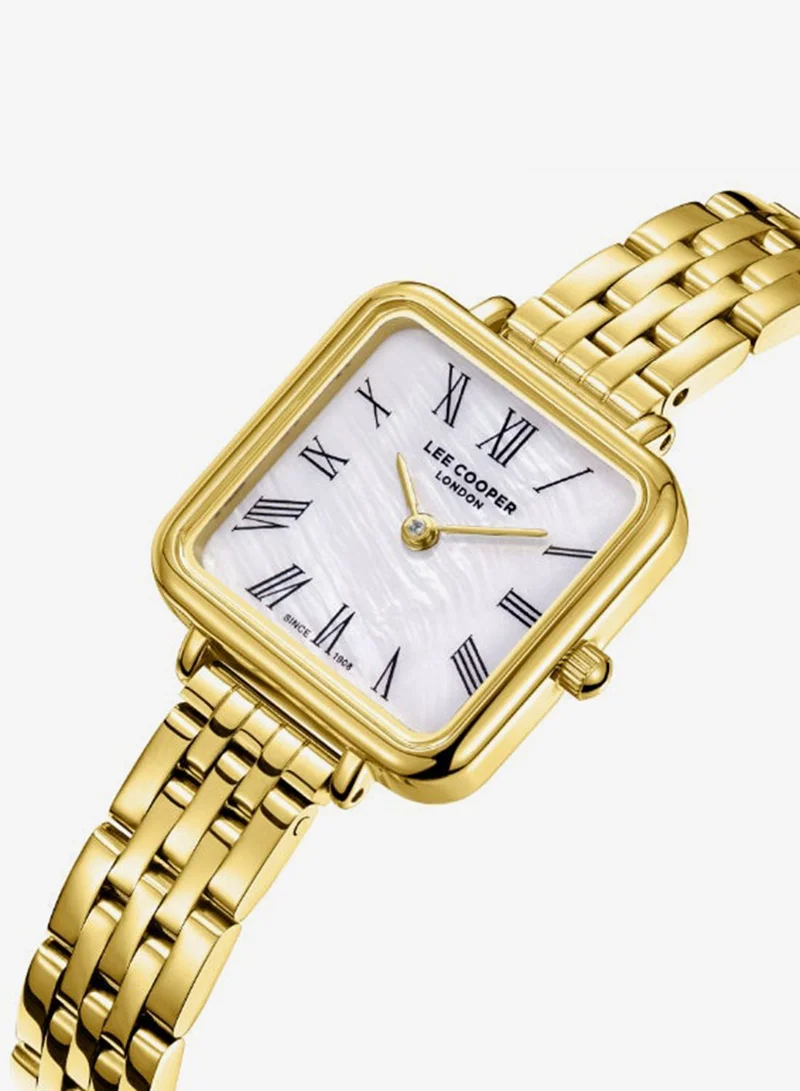 Lee Cooper Women's Metal Analog Watch LC08226.120 - 23,5x28,7 mm