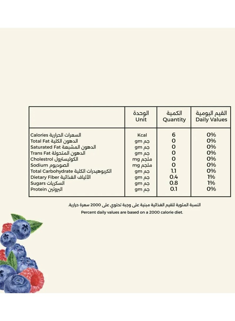 شايا شاي التوت والورد طبيعي 100%، 20 كيس  - Image 2