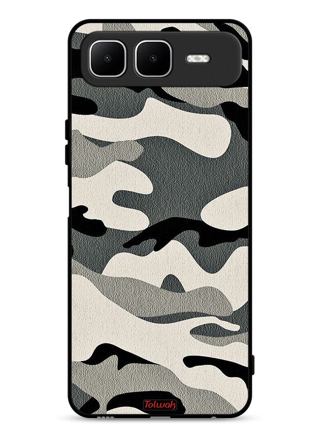 Tolwak Infinix Smart 10 Plus Protective Case Cover Camouflage