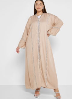 Embellished Detail Abaya With Sheila