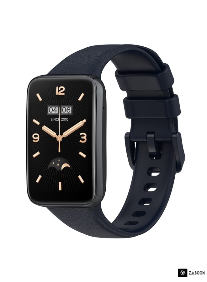 Watch Band For Xiaomi Mi Band 7 Pro Litchi Texture Leather  - Image 1