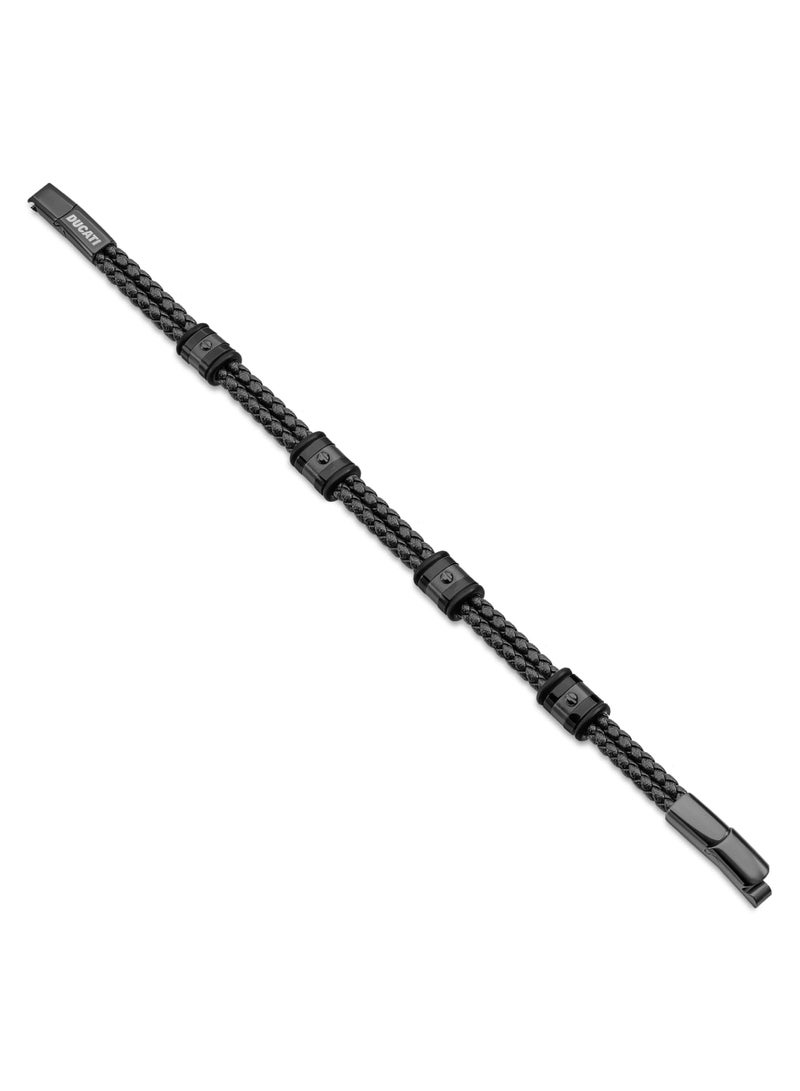 دوكاتي كورس سوار رجالي من الجلد الأسود بحزام مغناطيسي بطول  مم - Image 3