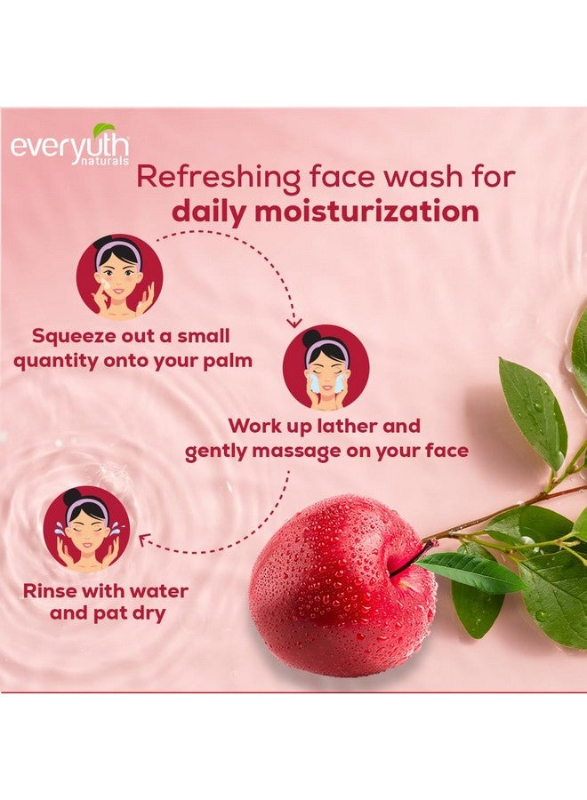 Everyuth Naturals Moisturizing Fruit Face Wash, 150gm, Tube - Image 4