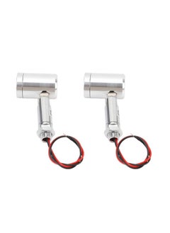 2 Pcs Mini LED Spotlight DC12V 1W 30° Angle Indoor Accent Up Lights Jewellery Showcase Spot Light for KTV Cabinet Bookshelf Hallway Natural Light