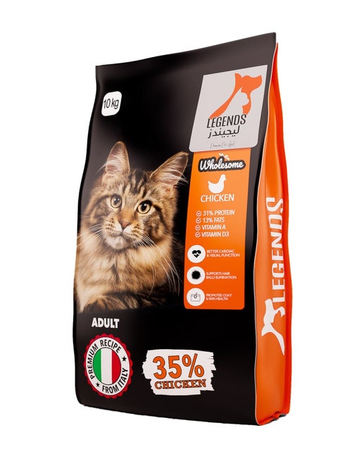 Legends Dry Food for Adult Cats 10KG