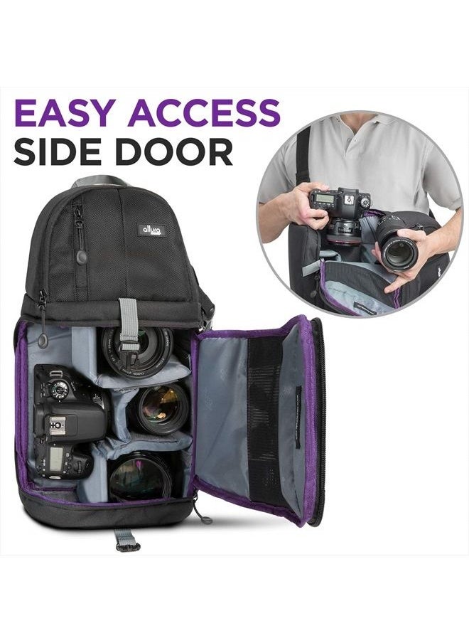 Altura Photo - Camera Sling Bag DSLR - Camera Backpack for Canon, Nikon, Sony & GoPro Bag - Crossbody Camera Bag for Photographers - Camera Accessories - Image 1