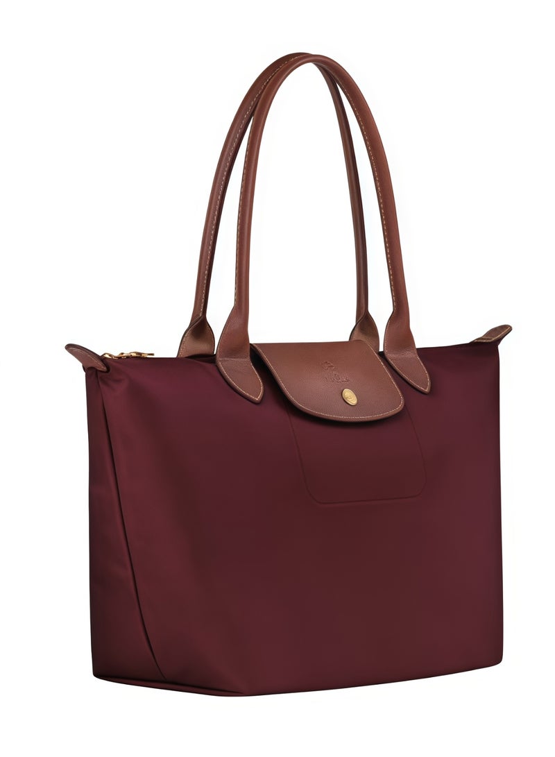 Longchamp Women's Medium Tote Bag, Handbag, Shoulder Bag Claret Classic Style - Image 4