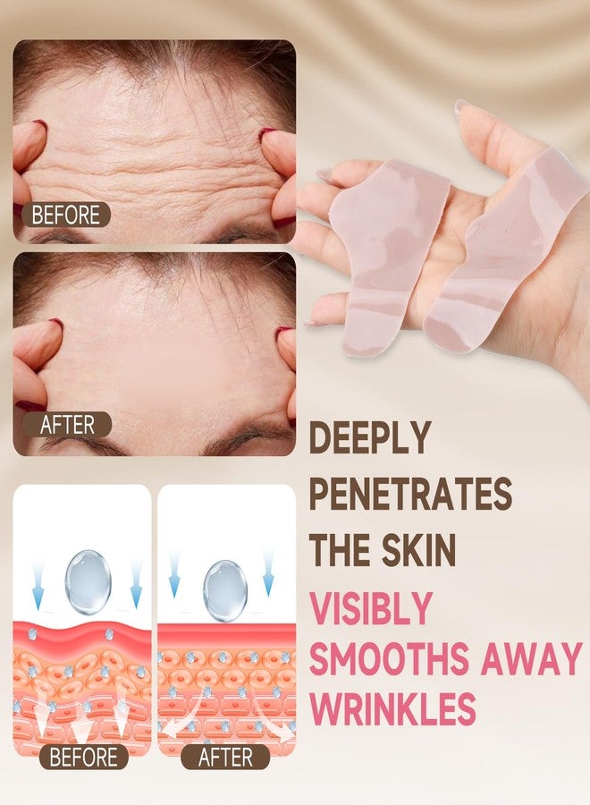 kindshine 20PCS Forehead Wrinkle Patches, Forehead Face Masks, Anti Wrinkle Facial Patches with Hyaluronic Acid & Collagen, Overnight Forehead Patches for Wrinkles - Image 4