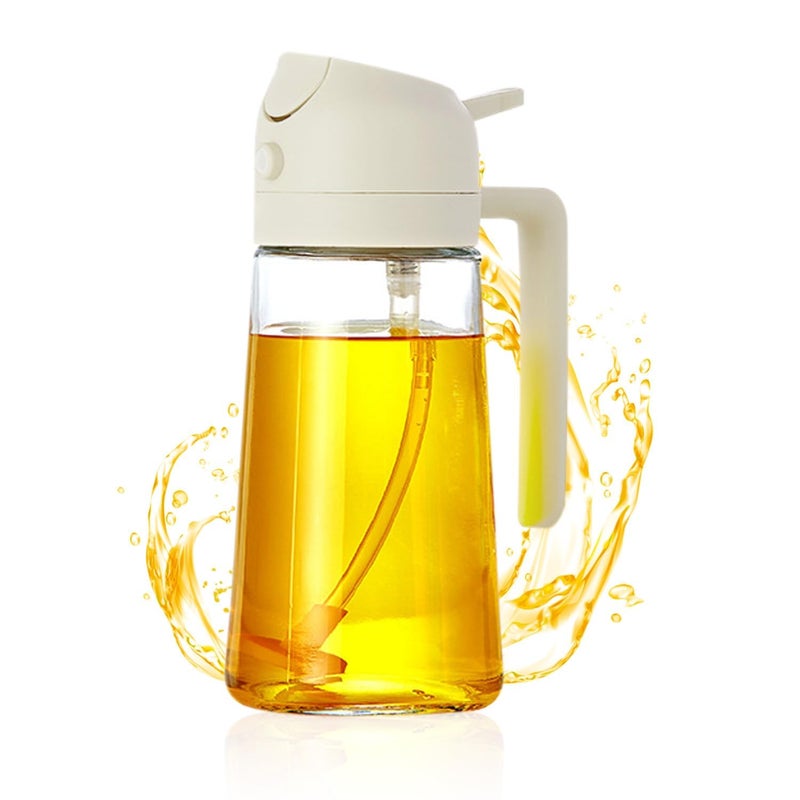 ATOOZED Glass auto Oil Dispenser with Capacity Marking Vinegar Olive Oil seasonings for Hotels Home and Restoras