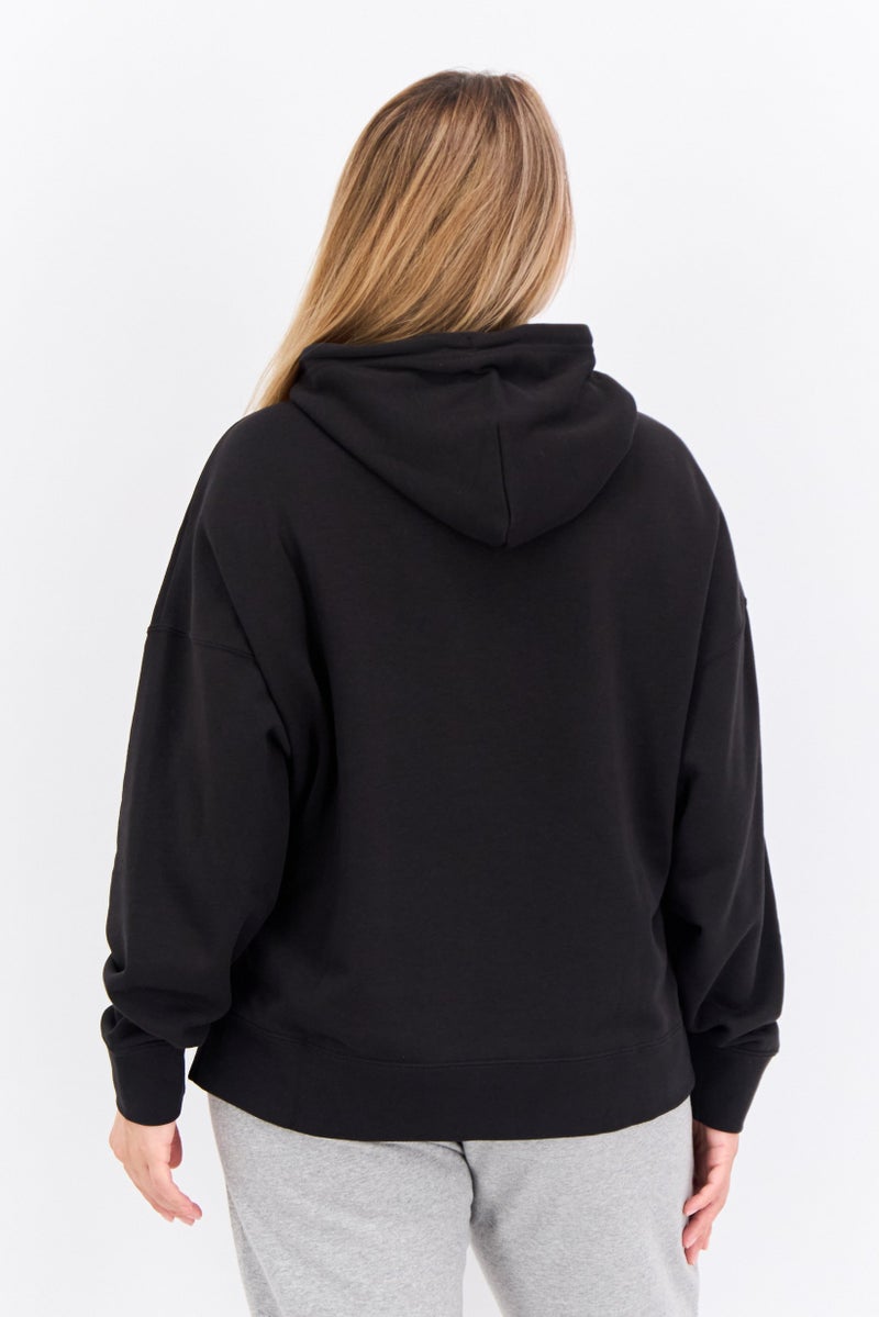 PUMA Women Sportswear Fit Long Sleeve Outdoor Hooded Sweatshirt, Black - Image 2