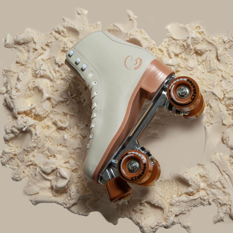 C SEVEN C7skates Cute Roller Skates for Girls and Adults (Vanilla Ice Cream, Women's 9 / Men's 8) - Image 3