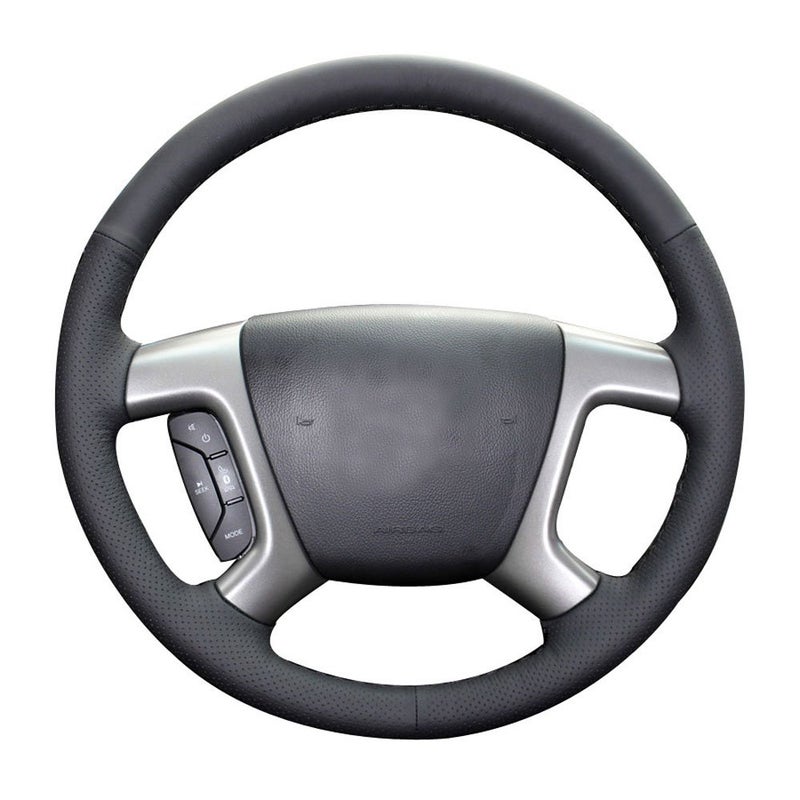 Eiseng DIY Stitching Steering Wheel Cover for 20092017 Chevrolet Traverse Express 20072014 Tahoe Suburban Avalanche Silverado 2500 3500 Sew Genuine Leather Leather Type Steering Wheel