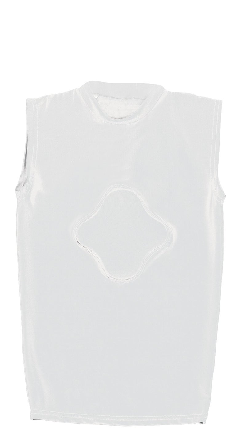 Markwort Unisex Adult Dome Baseball-and-softball-catcher-chest-protectors, White, Large US - Image 5