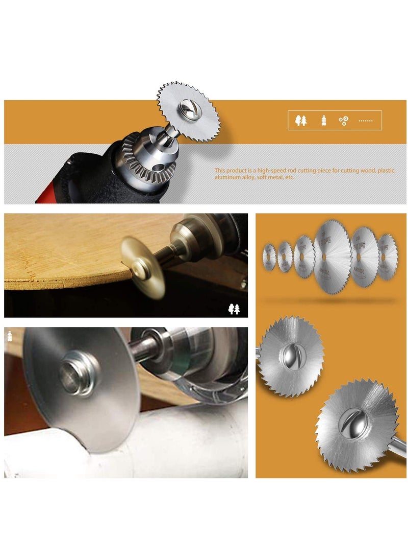DIY Crafts DIY Crafts Pack of 150 Pcs Kit MultiCombo Kit Cutting Wheel Set Rotary Tool HSS Circular Saw Blades Resin Cutting Discs Diamond Cutting Wheels ScrewdrivPack of 150 Pcs Kit MultiCombo Kit  - Image 4