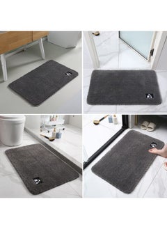 HOKIPO Doormats for Bathroom (Grey, Microfiber, 80 x 50 CM) - pzsku/Z28C4D06535DA2285777EZ/45/_/1737721575/781d2160-e38b-48d4-a6a6-a761a8246a25