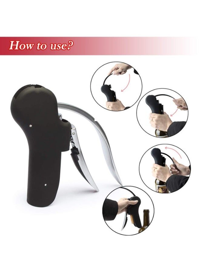 Professional Wine Opener - Easy Corkscrew for Servers, Waiters, Bartenders, and Home Use - Perfect for Summer and Winter Drinks - Image 4