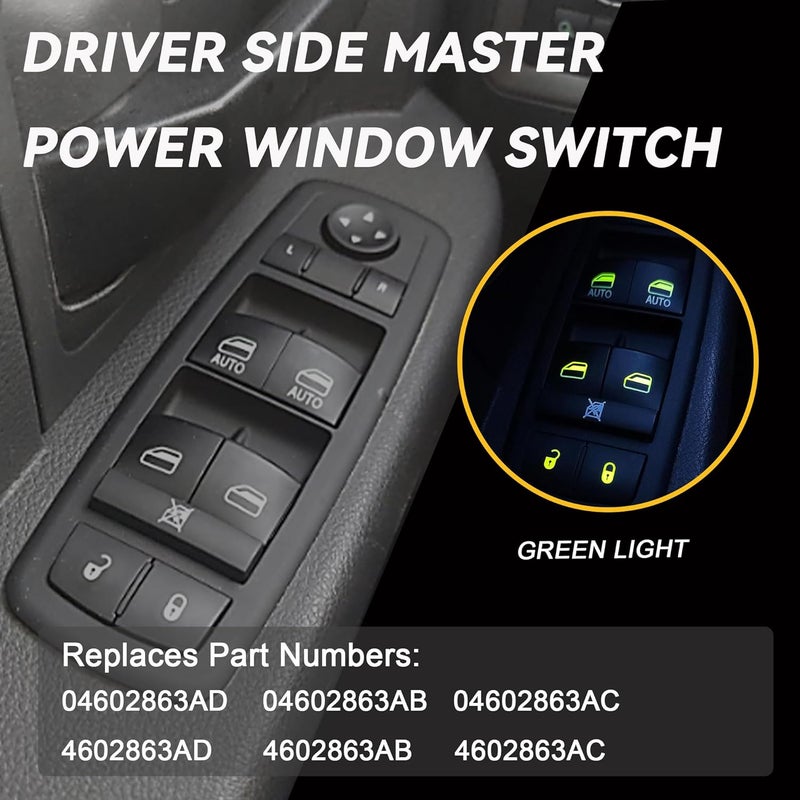RLP Driver Side Master Power Window Switch - Image 5