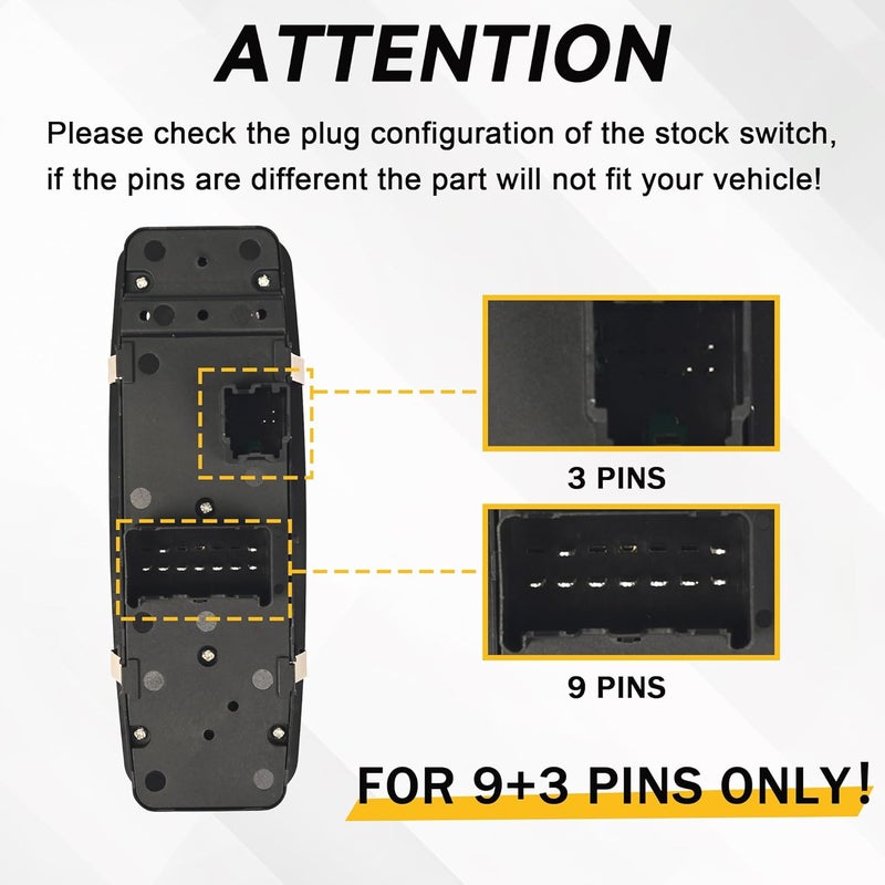 RLP Driver Side Master Power Window Switch - Image 3