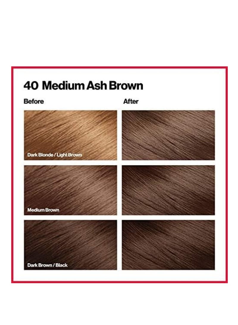 ريفلون صبغة شعر كلر سيلك - بني رمادى متوسط 40 - Image 2