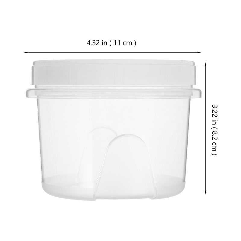 2pcs 500ml Airtight Food Storage Containers for Fridge Organization and Meal Prep - Image 3