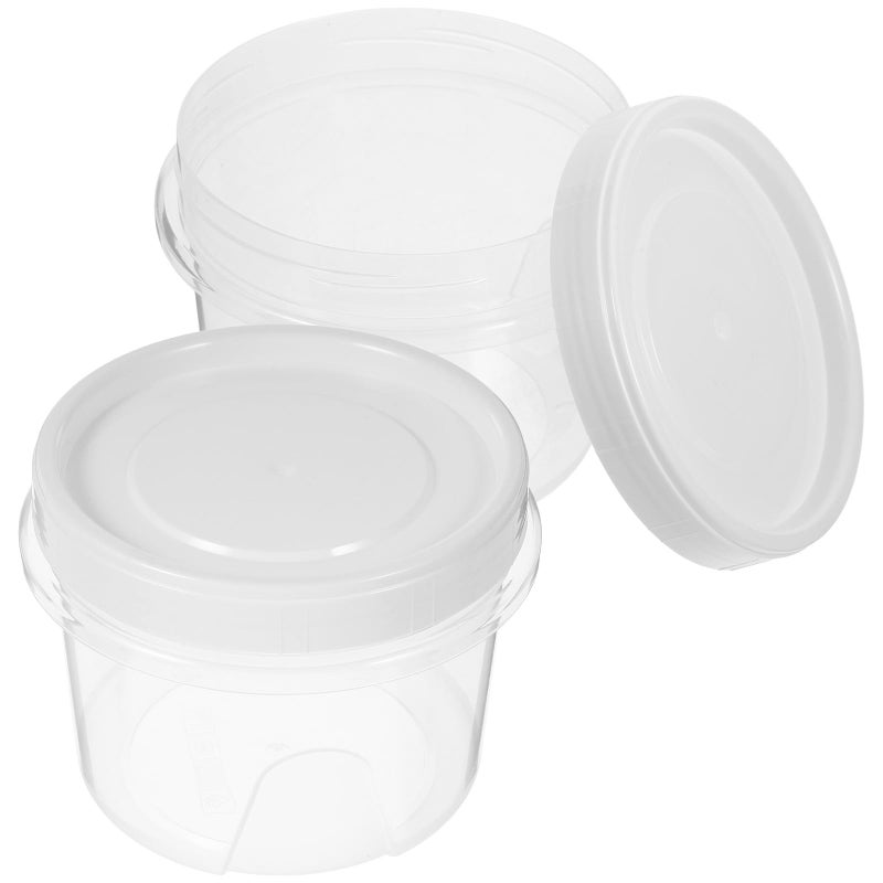 2pcs 500ml Airtight Food Storage Containers for Fridge Organization and Meal Prep - Image 2