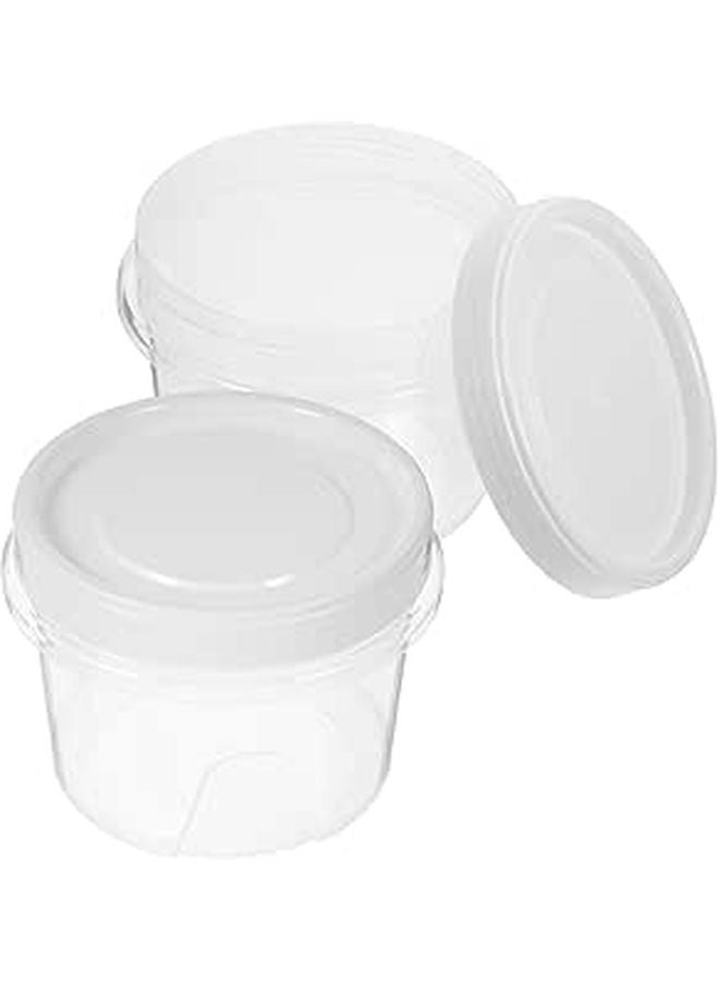 2pcs 500ml Airtight Food Storage Containers for Fridge Organization and Meal Prep - Image 1