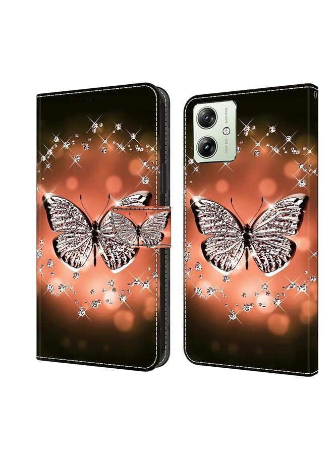 S-TOP Case For Motorola Moto G54 Crystal 3D Shockproof Protective Leather Phone Case - Image 1