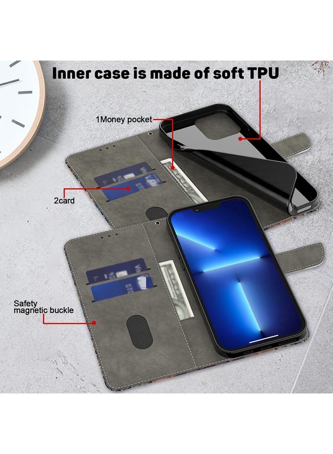 S-TOP Case For Motorola Moto G54 Crystal 3D Shockproof Protective Leather Phone Case - Image 4