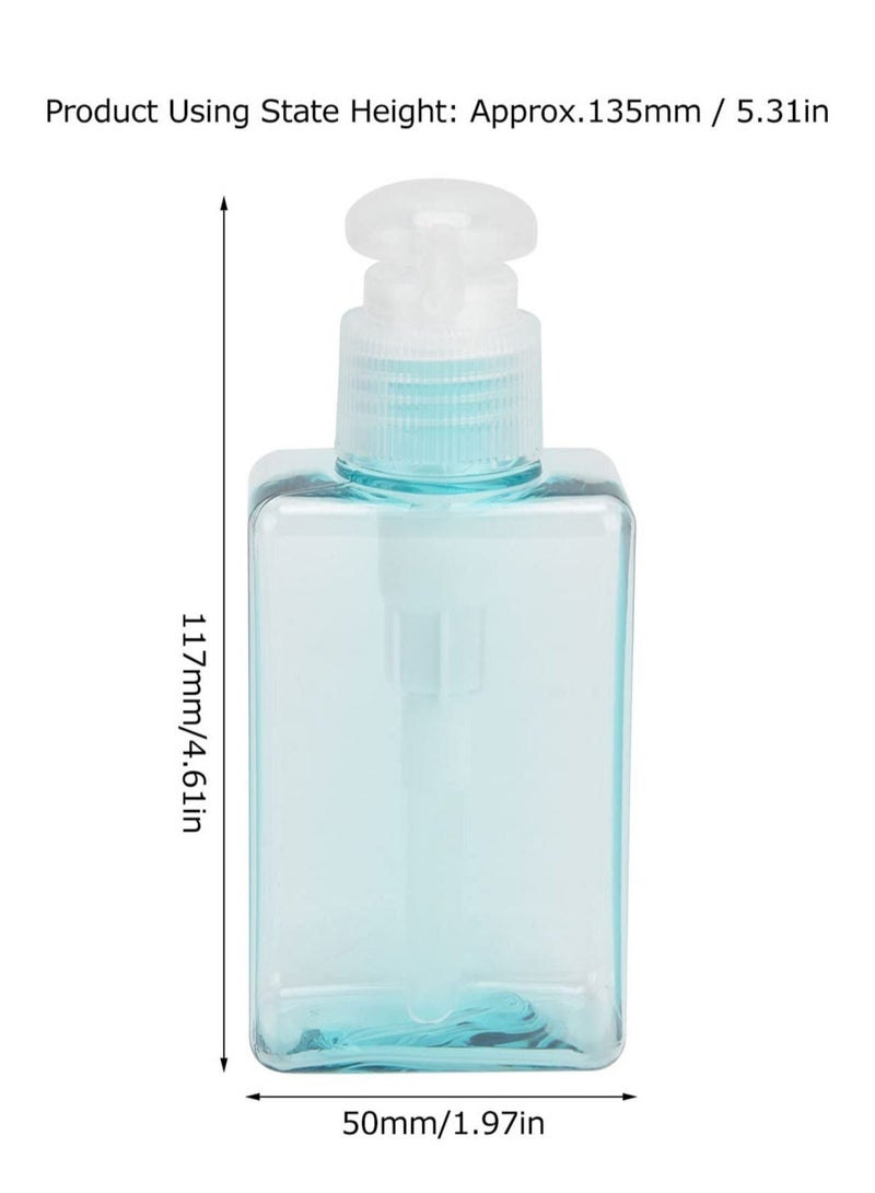 100ML Refillable Pump Bottle Dispenser, 3 Pack Portable Travel Containers Empty Shampoo Pump Bottles for Lotion, Shower Gel, Hand Soap  - Image 5